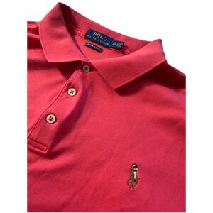 Ralph Lauren Polo Shirt Mens 2XL Salmon Color Golf Pony Shirt
